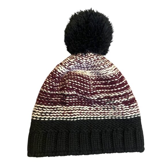 The North Face Anthlers Knitted Bobble Beanie Hat Parlour Purple Unisex Size OS - Picture 6 of 6